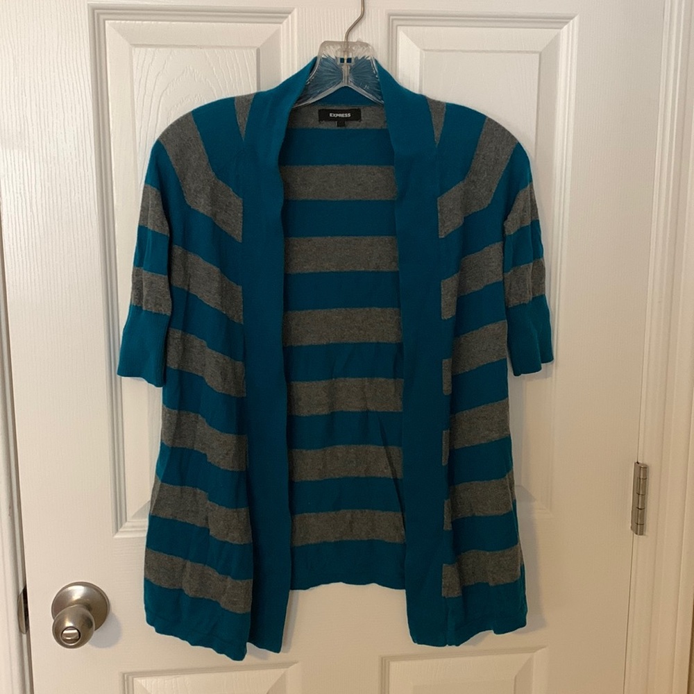 Express Striped Cardigan